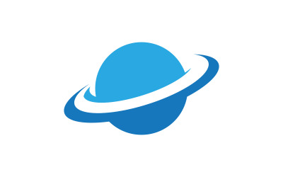 Planet Globus Logo Symbol Vektor Design Vorlage v.2