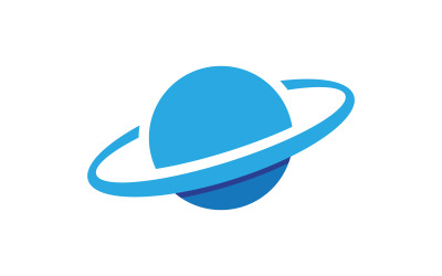 Szablon projektu ikony logo planety globus v.14