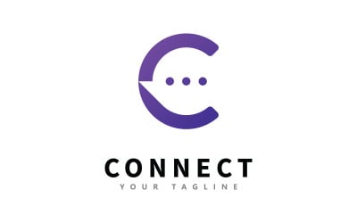 Dialogs and Discussions Logo. Communication vector symbol 3