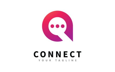 Dialogs and Discussions Logo. Communication vector symbol 6