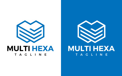 Логотип Multiple Hexagon Technology Files Логотип Stack Логотип онлайн-недвижимости логотип крипто