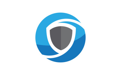 Shield Protect security vector illustration design template v.3