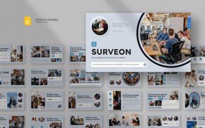 Surveon - Plantilla de Google Slides sobre investigación científica