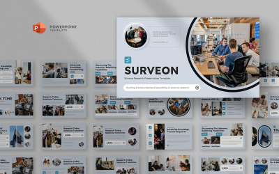 Surveon - Powerpoint šablona vědeckého výzkumu