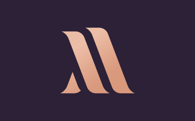 Buchstabe A Logo-Vektor-Vorlagendesign 9