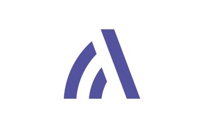 Letter A logo vector template design 6