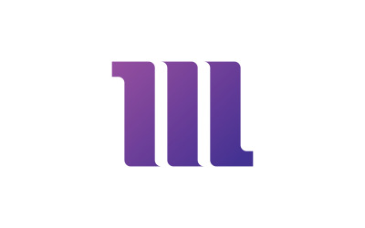 Letter M logo design template elements 6
