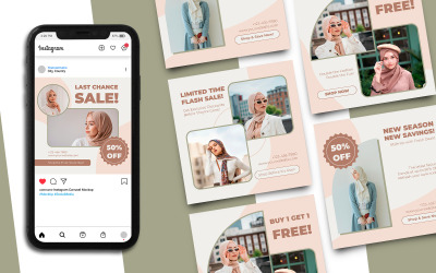 Modello di post Instagram per saldi di moda 904