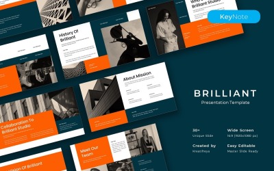 Brillante: plantilla de presentación empresarial
