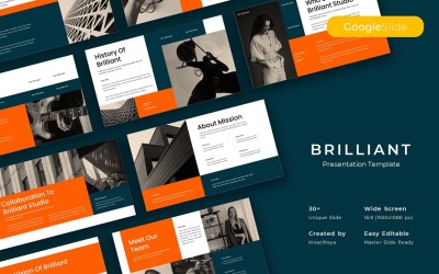 Brilliant – İş Google Slayt Şablonu