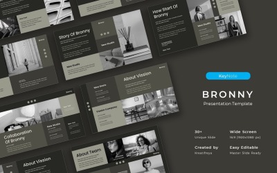 Bronny – İş Anahtar Konuşması Şablonu