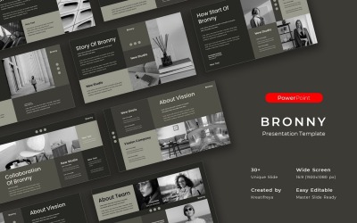 Bronny – İş PowerPoint Şablonu