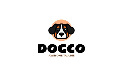 Dogco Simple Mascot Logo 2