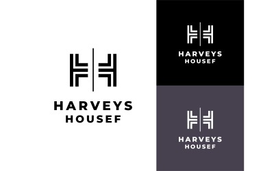 Initial Letter HH Monogram Logo
