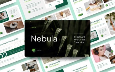 Kreatív portfólió – PowerPoint sablon