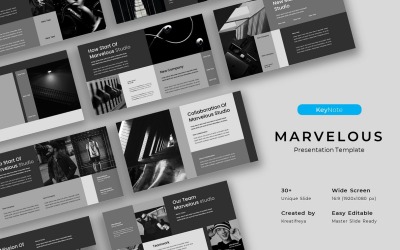 Marvelous – Plantilla de presentación empresarial