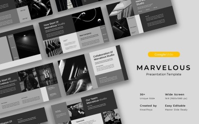 Marvelous – Шаблон бизнес-слайда Google
