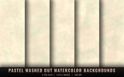 Pastel Washed Out Watercolor Backgrounds