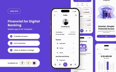 Royale – UI-Kit für digitale Banking- und Finanz-Apps