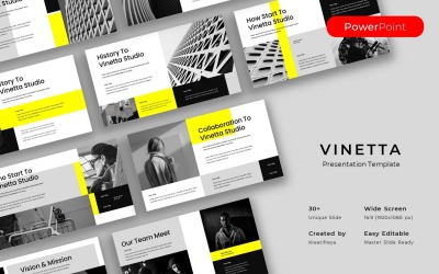 Vinetta – İş PowerPoint Şablonu