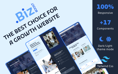 BizBoost: la mejor opción para el crecimiento empresarial Plantilla definitiva para sitios web