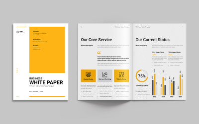 Business White Paper Brochure Template