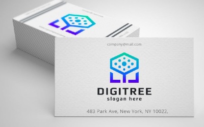 Dijital Ağaç Profesyonel Logosu