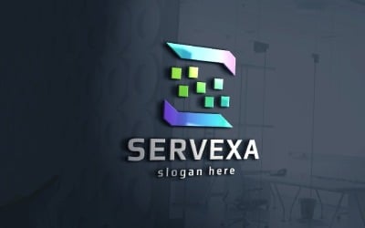 Servexa Litera S Profesjonalne Logo
