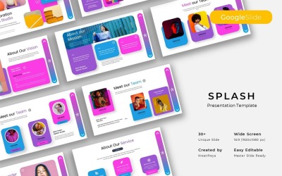 Splash – Modèle de diapositive Google pour entreprise