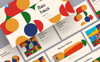 Bauhaus Art Keynote-sjabloon