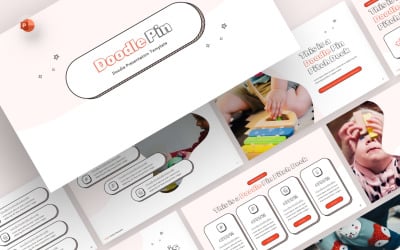 Colorful Doodle PowerPoint Template
