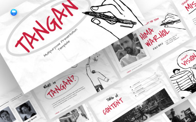 Keynote-sjabloon voor multifunctionele illustraties