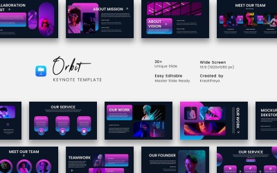 Orbit – Zakelijke Keynote-sjabloon