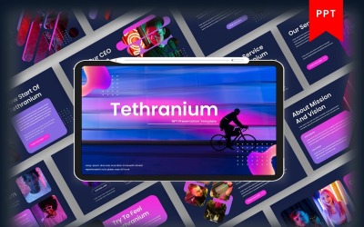 Tethranium – NFT PowerPoint Şablonu