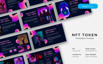 Token NFT – Modello di presentazione aziendale