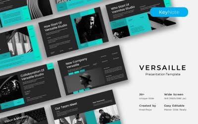 Versaille – Modelo de apresentação de negócios