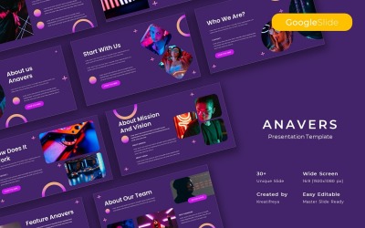 Anavers – Modello di presentazione aziendale di Google