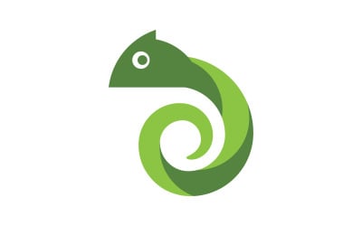 Chameleon icon silhouette vector illustration icon v.3