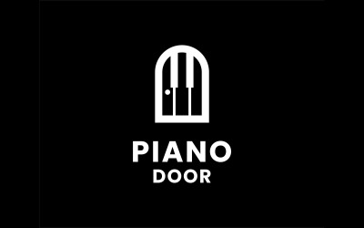 Ilustración del logotipo de la puerta del piano