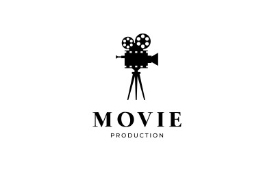 Cámara Película Cine Cine Logotipo