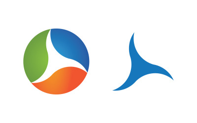 Dreieck-Logo-Konzept-Symbol, Vektor-Design-Illustrationsvorlage v.3