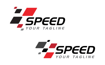 Speed Race-Flaggensymbol, einfaches Design, Illustrationsvektor v.1