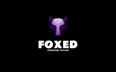 Foxed Farbverlauf Buntes Logo