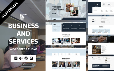 BizHub - WordPress Elementor-thema voor bedrijven, consultancy en zakelijke dienstverlening