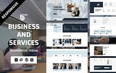 BizHub – WordPress-Elementor-Theme für Unternehmen, Beratung und Geschäftsdienstleistungen