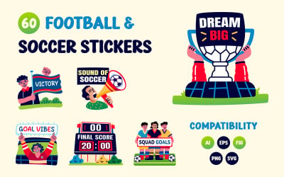 Futbol ve Futbol Çıkartmaları