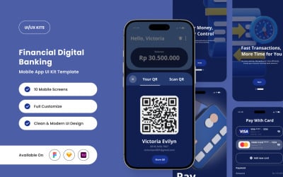 PayFusion - Dynamic and Secure Financial App UI Kit