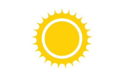 Sun Shine Vector illustration Icon Logo Template design v.10