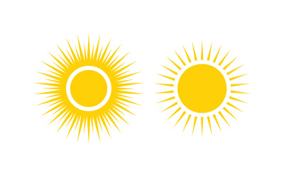Sun Shine Vector illustration Icon Logo Template design v.1