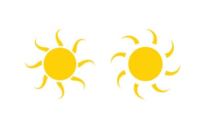 Sun Shine Vector illustration Icon Logo Template design v.5